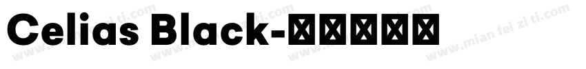 Celias Black字体转换